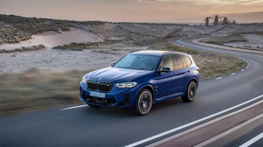 BMW X3M Competition 2022 – front tracking
