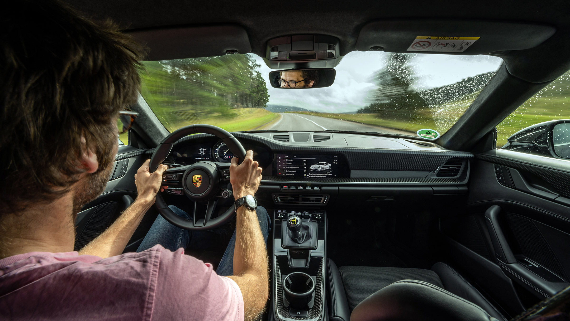 Porsche 911 GT3 Touring SGO – interior driving