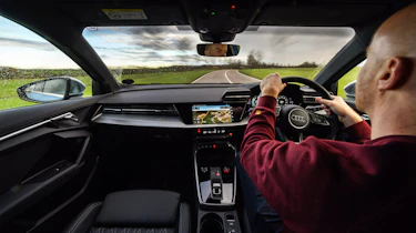 Audi S3 2022 – interior driving