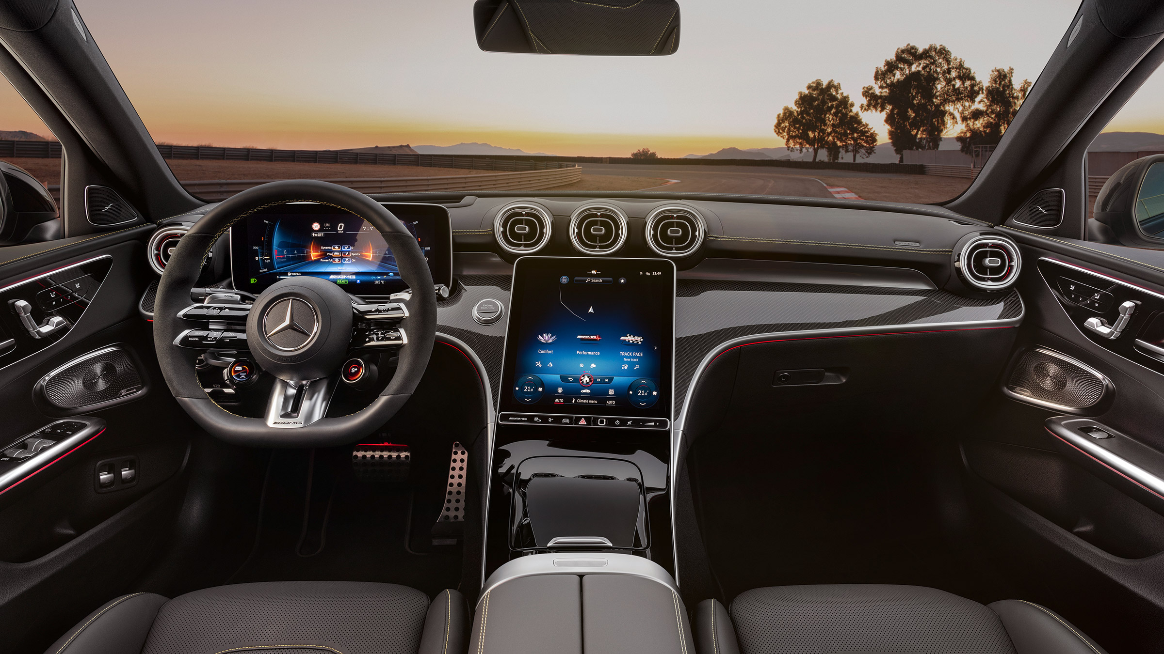 Mercedes-AMG C63 S E Performance – dash