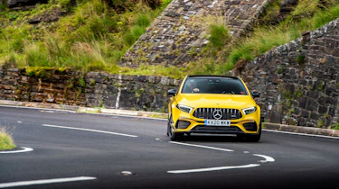Porsche 911 Turbo S vs A45 S – AMG slide