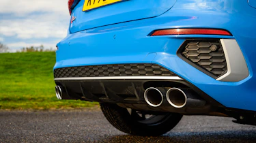 Audi S3 2022 – blue exhaust