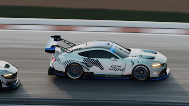 Competition Ford Mustangs GT3 side