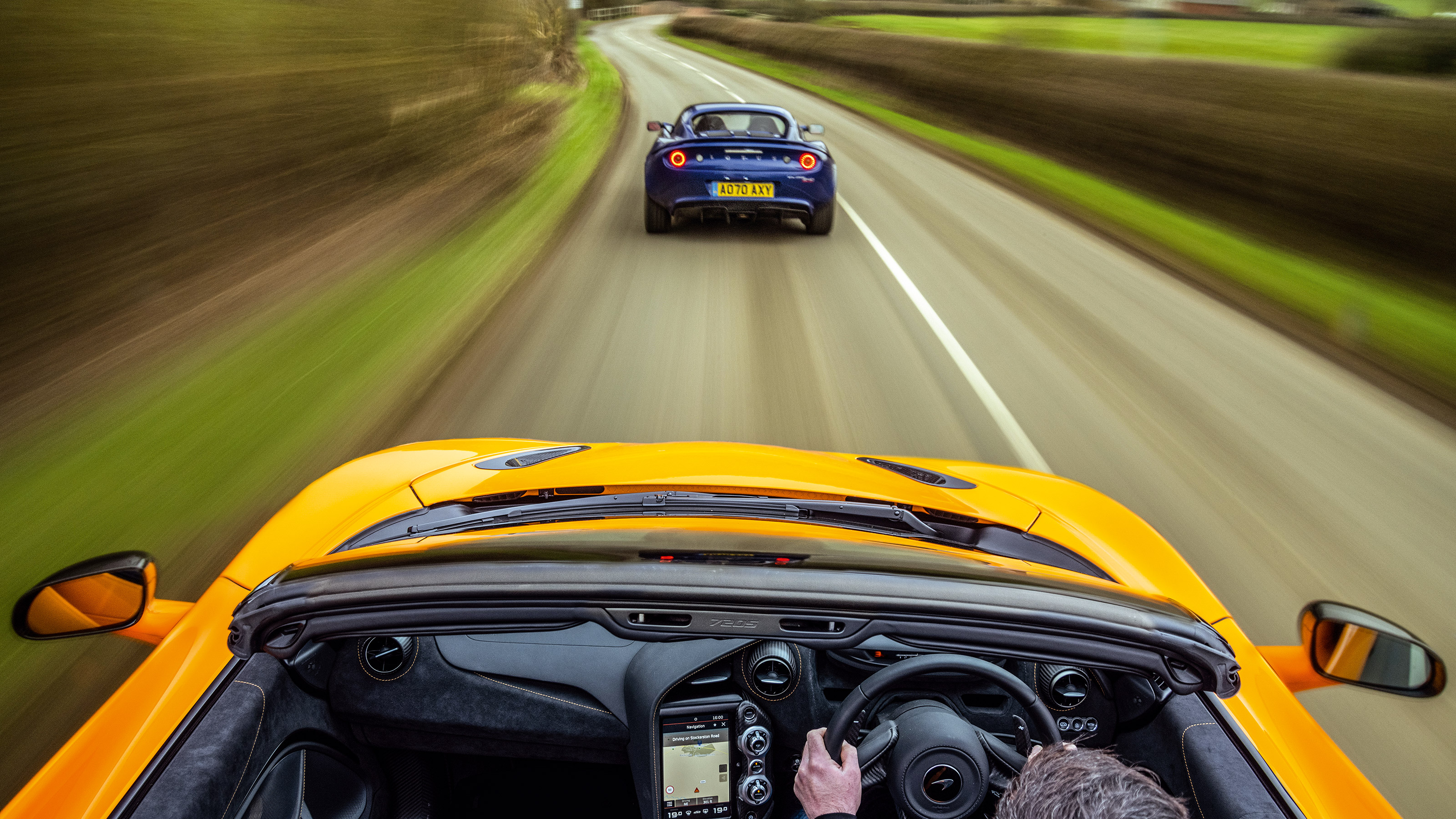 Lotus Elise v Alpine A110 v Aston Martin V12 Vantage v McLaren 720S