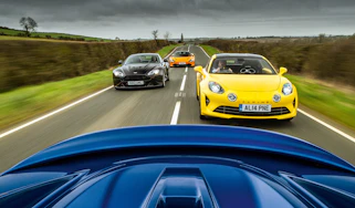Lotus Elise v Alpine A110 v Aston Martin V12 Vantage v McLaren 720S