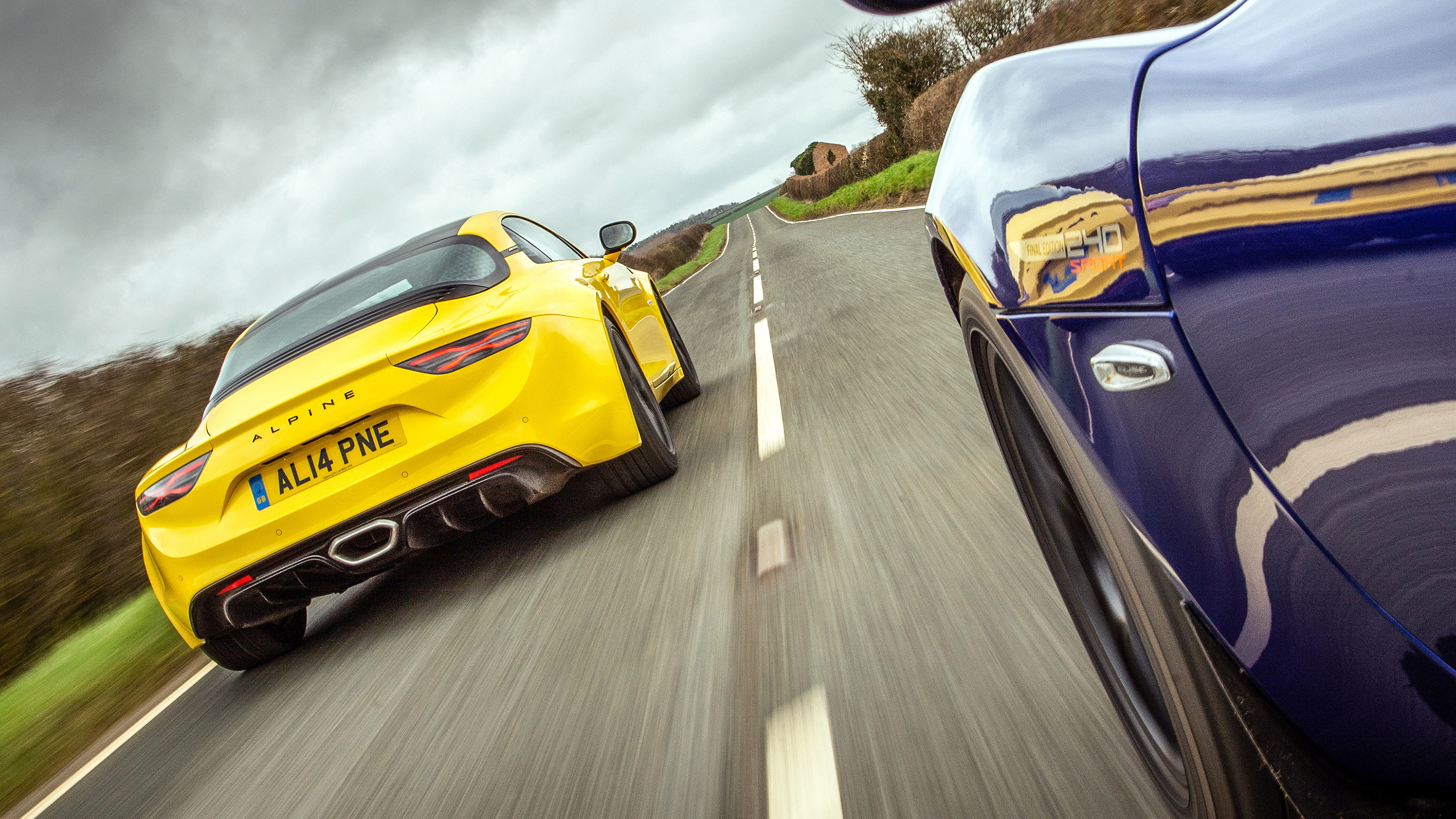 Lotus Elise v Alpine A110 v Aston Martin V12 Vantage v McLaren 720S