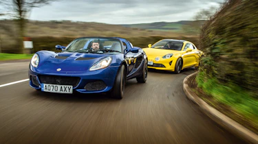 Lotus Elise v Alpine A110 v Aston Martin V12 Vantage v McLaren 720S