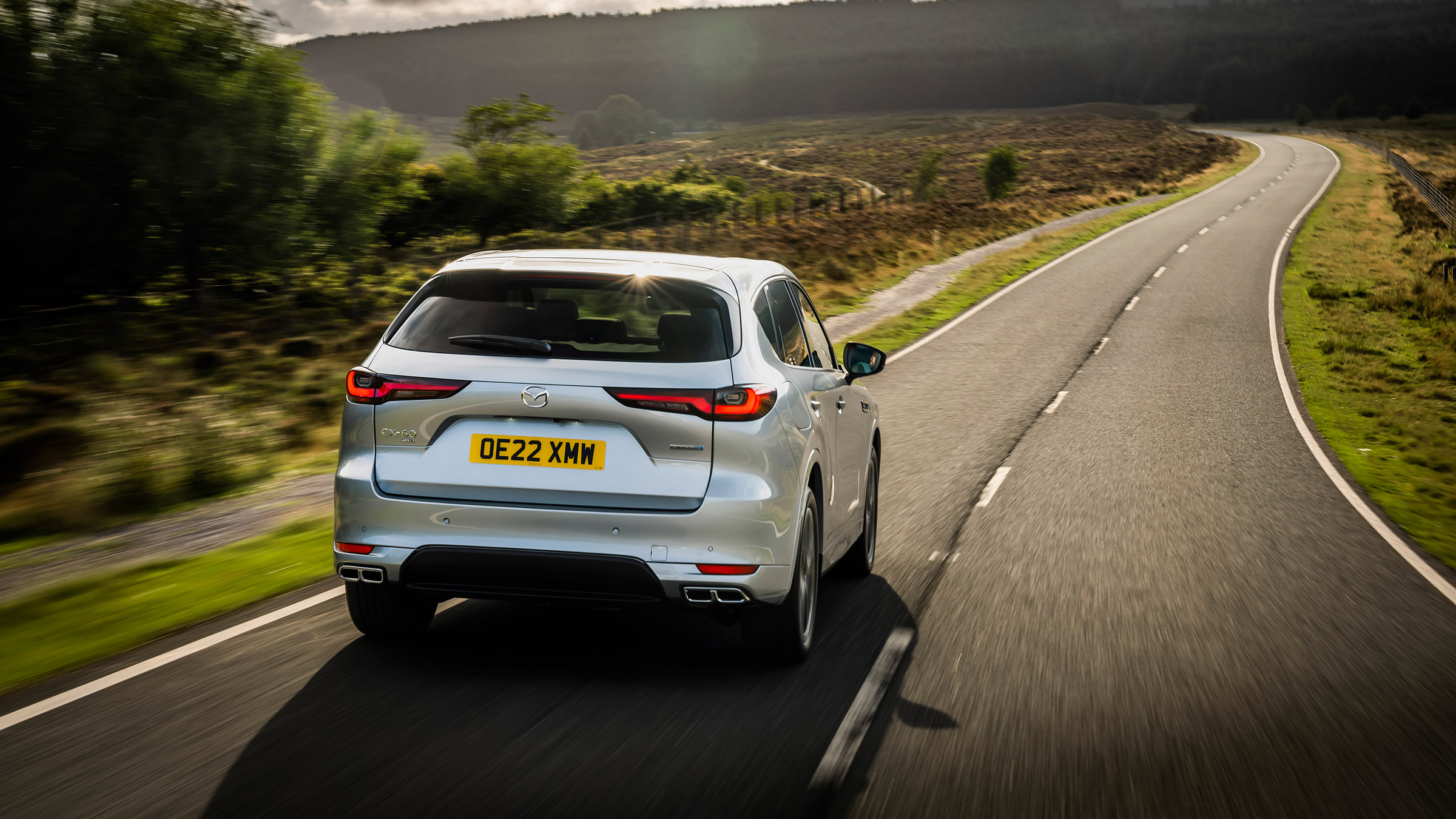 Mazda CX-60 2022 review – rear tracking