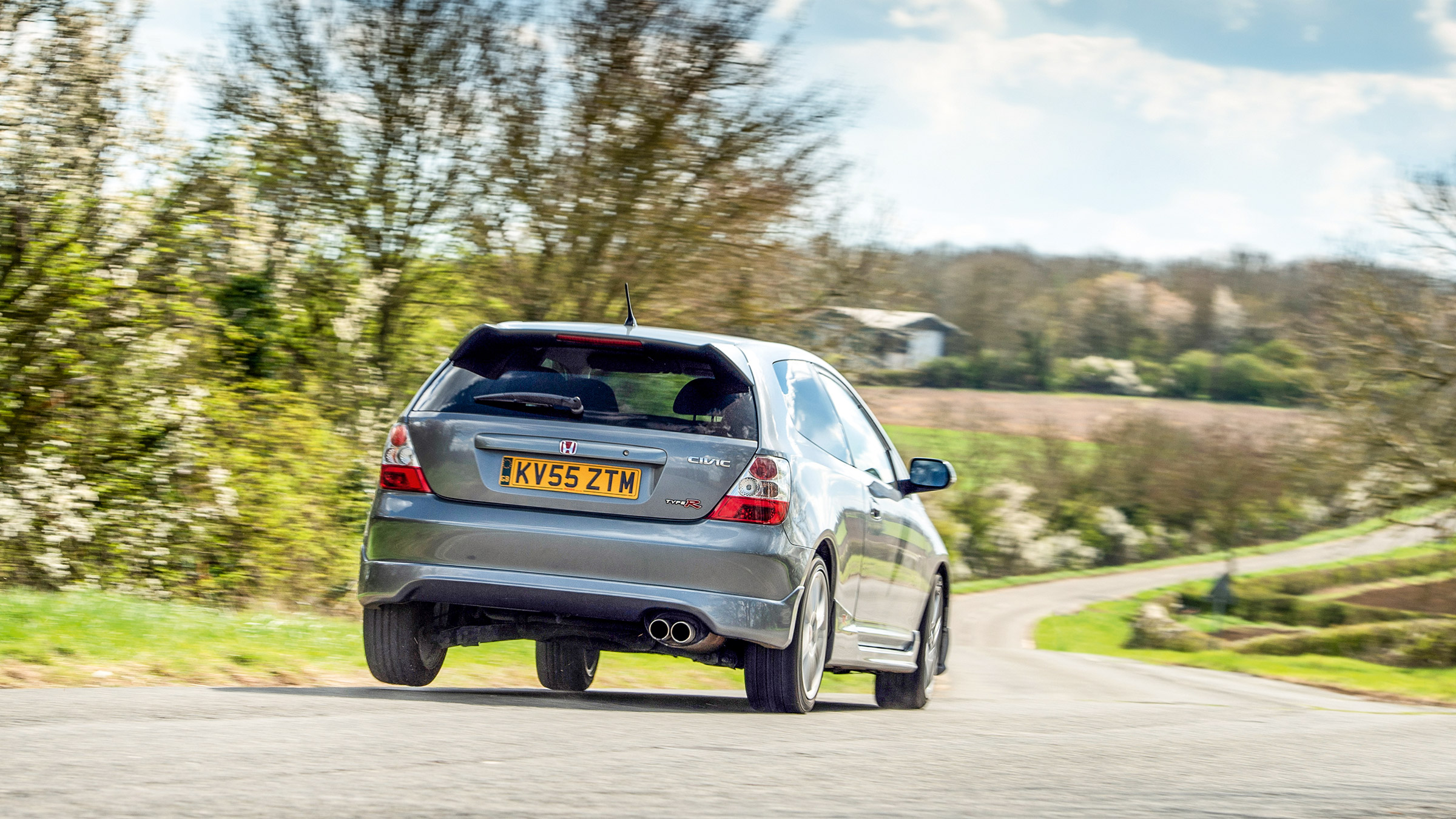 Honda Civic Type R icon – rear cornering