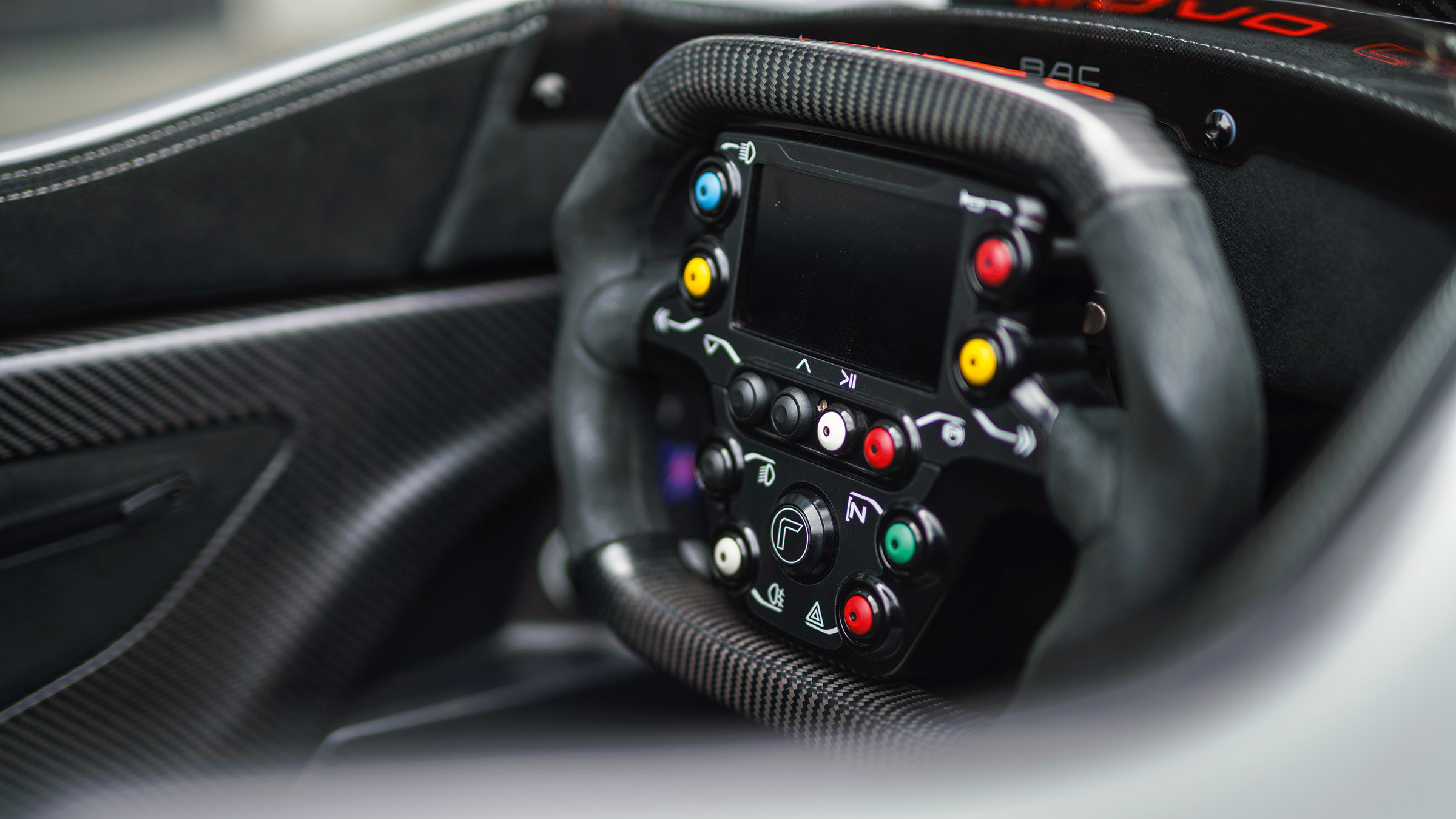 BAC Mono R – steering wheel
