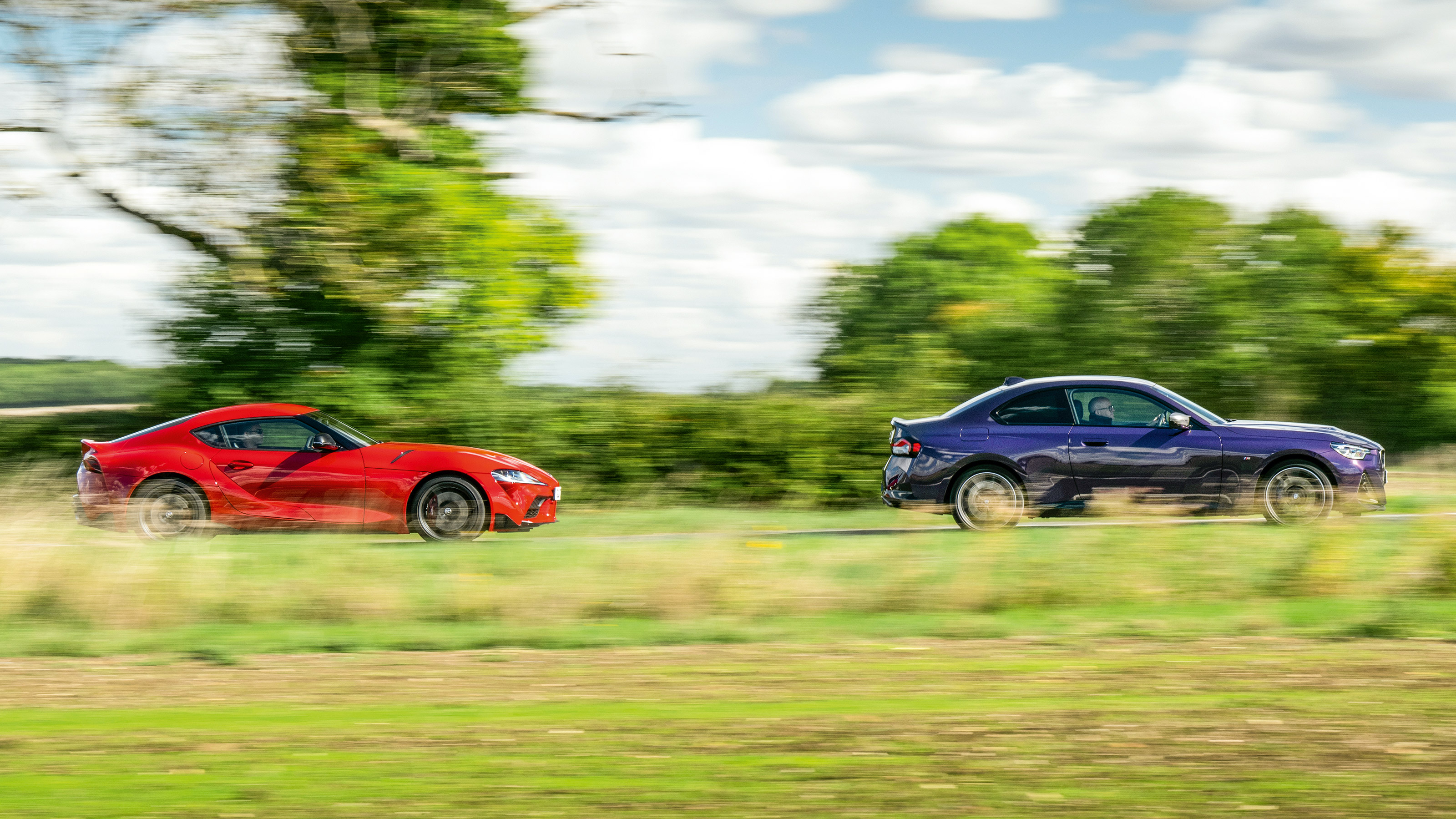 Toyota GR Supra and BMW M240i xDrive