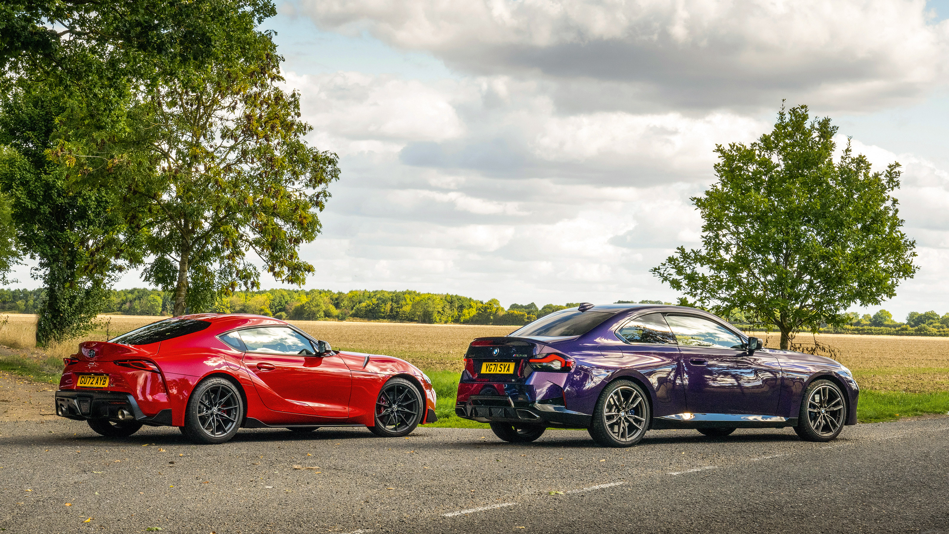 Toyota GR Supra and BMW M240i xDrive