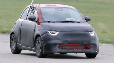 Abarth EV spies