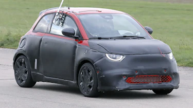 Abarth EV spies