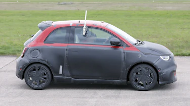 Abarth EV spies