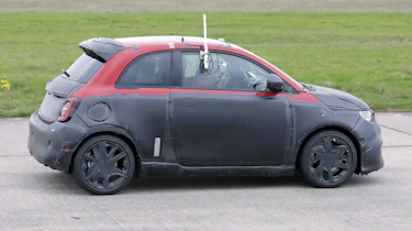 Abarth EV spies