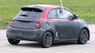 Abarth EV spies