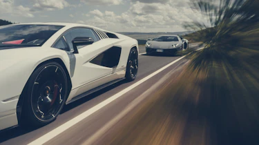 Lamborghini Aventador Ultimae and Lamborghini Countach