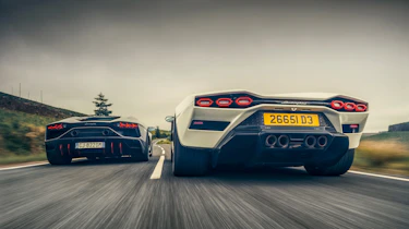 Lamborghini Aventador Ultimae and Lamborghini Countach