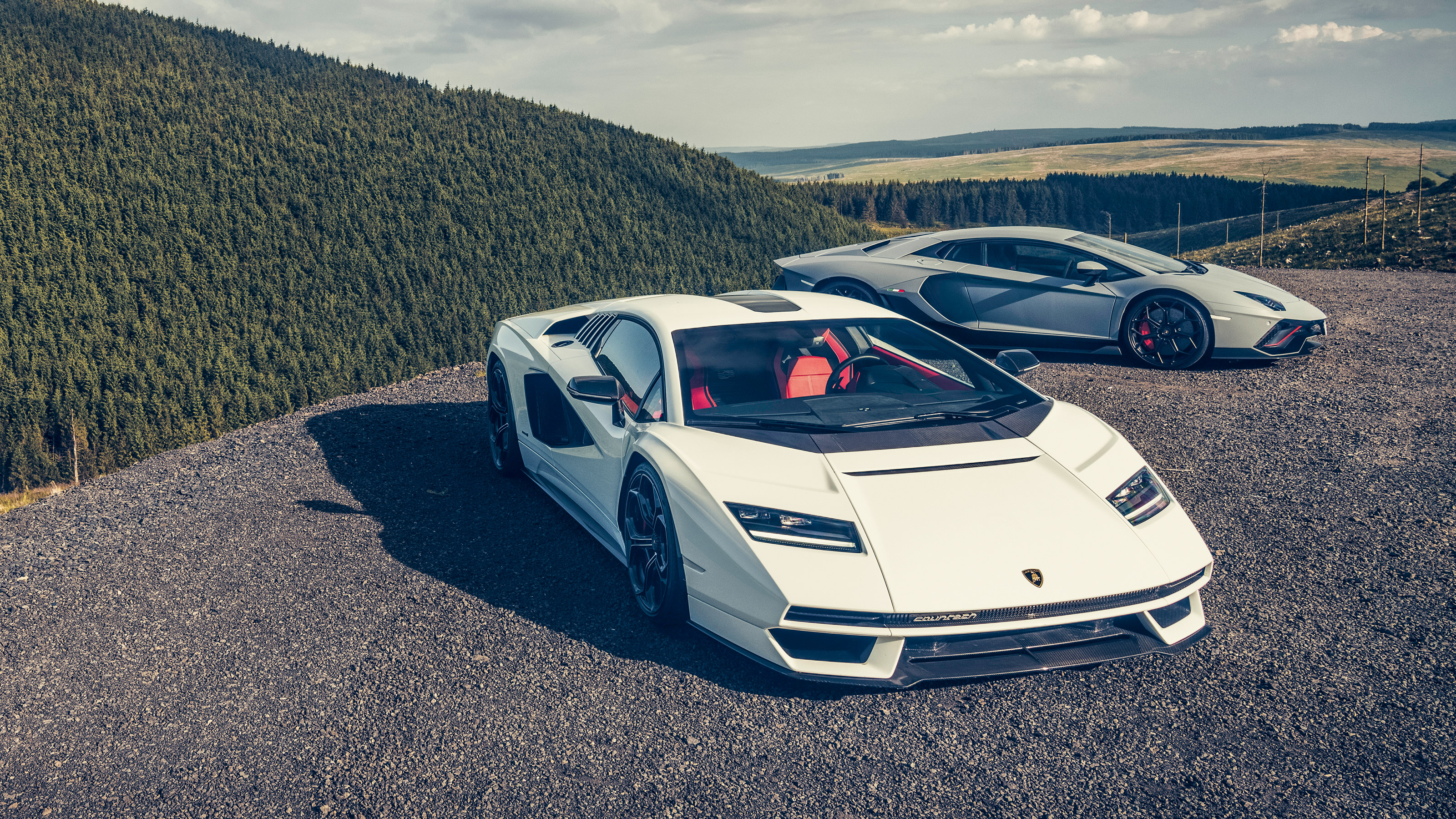 Lamborghini Aventador Ultimae and Lamborghini Countach