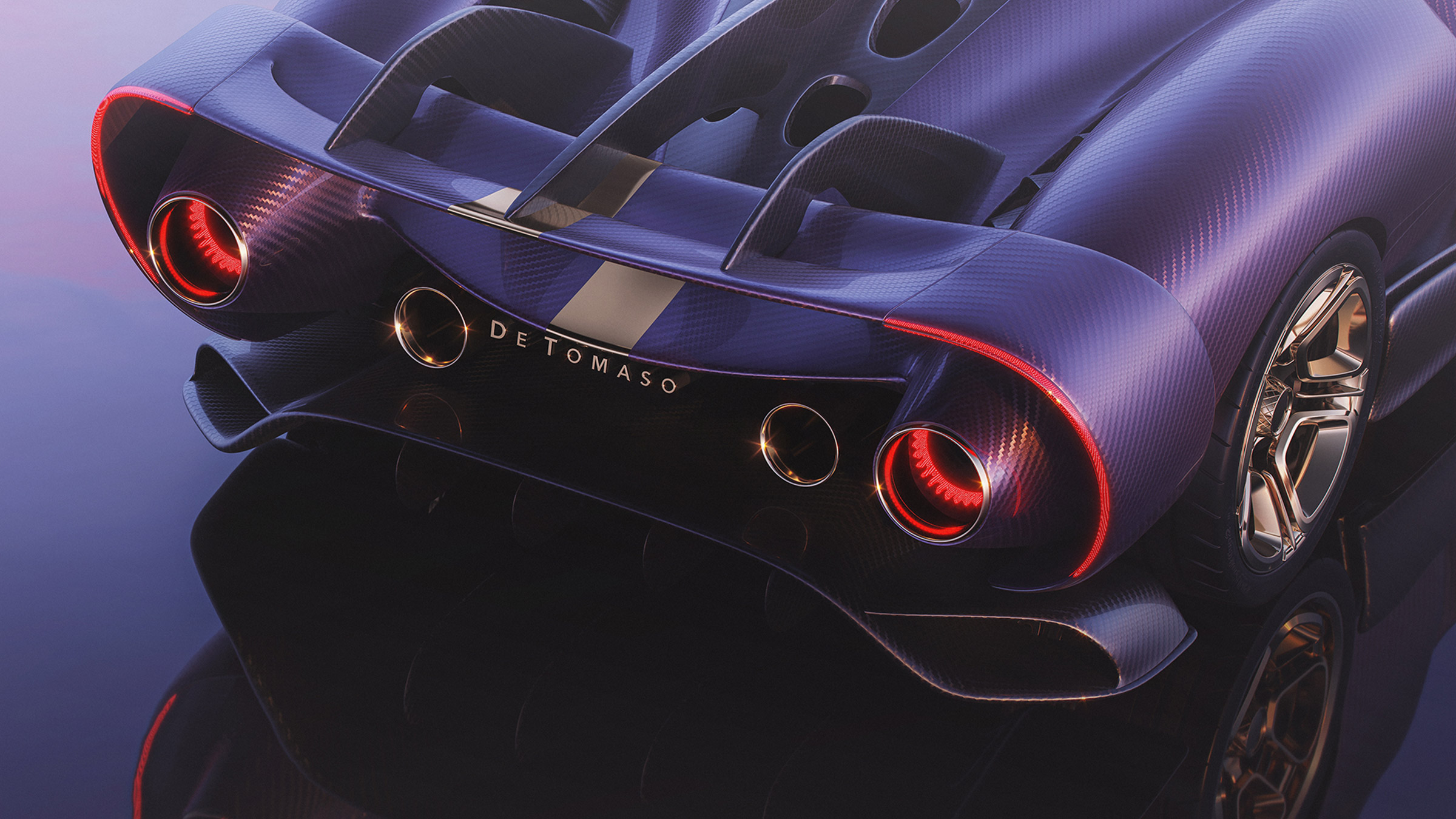 DeTomaso P900 – rear wing