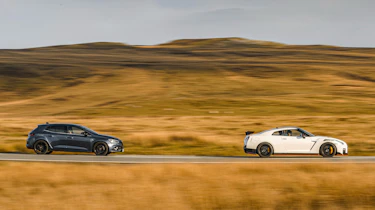 Renault Mégane RS 300 and Nissan GT-R Nismo