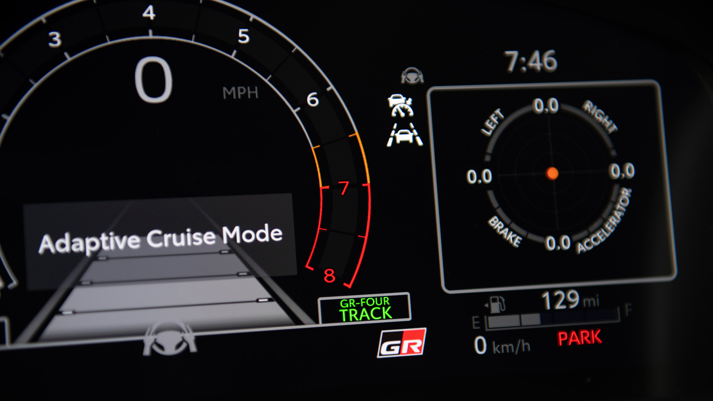 Toyota GR Corolla US – dials