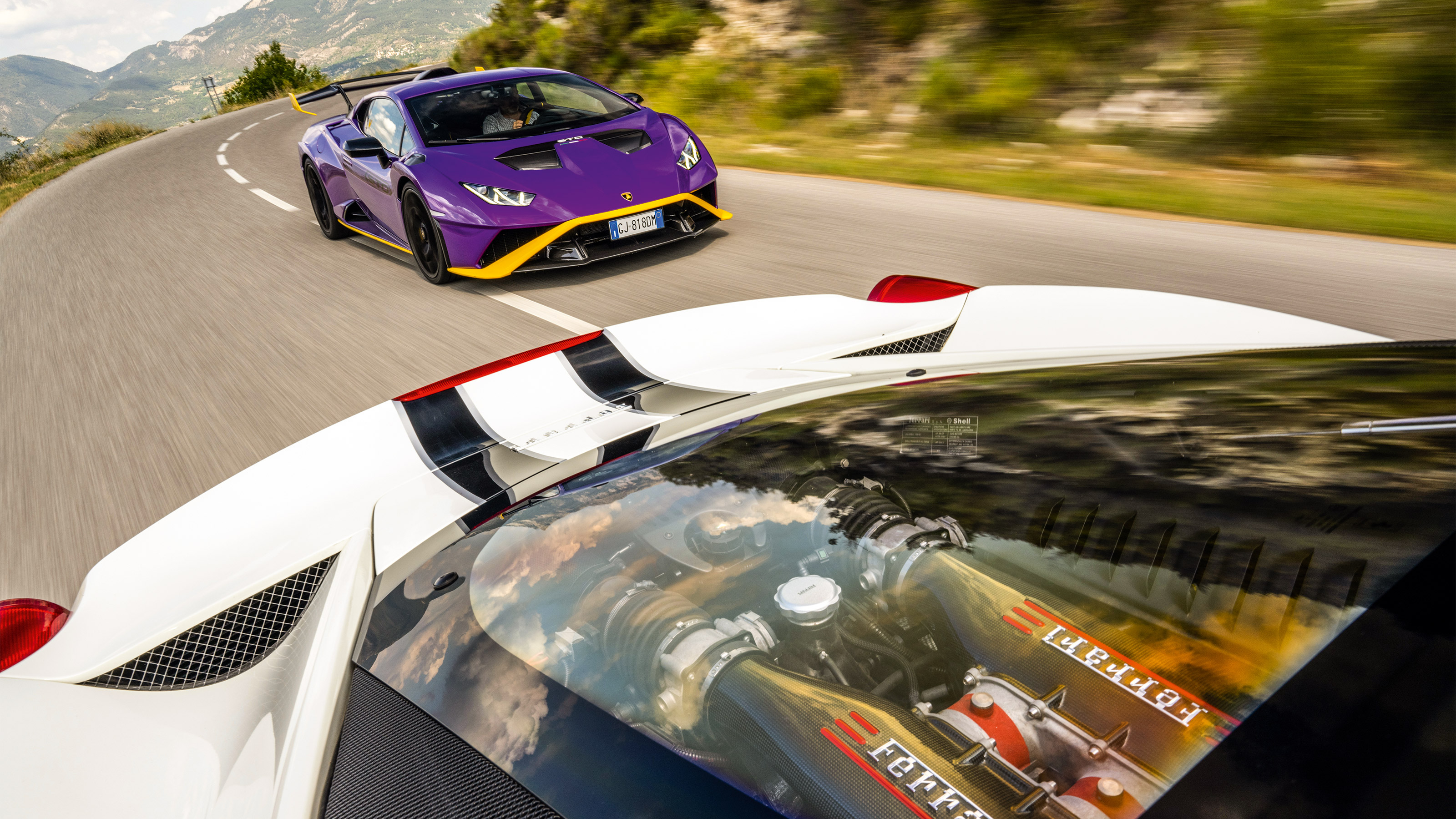 Porsche Cayman GT4 RS v Huracán STO v 458 Speciale v Honda NSX‑R