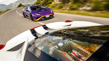 Porsche Cayman GT4 RS v Huracán STO v 458 Speciale v Honda NSX‑R