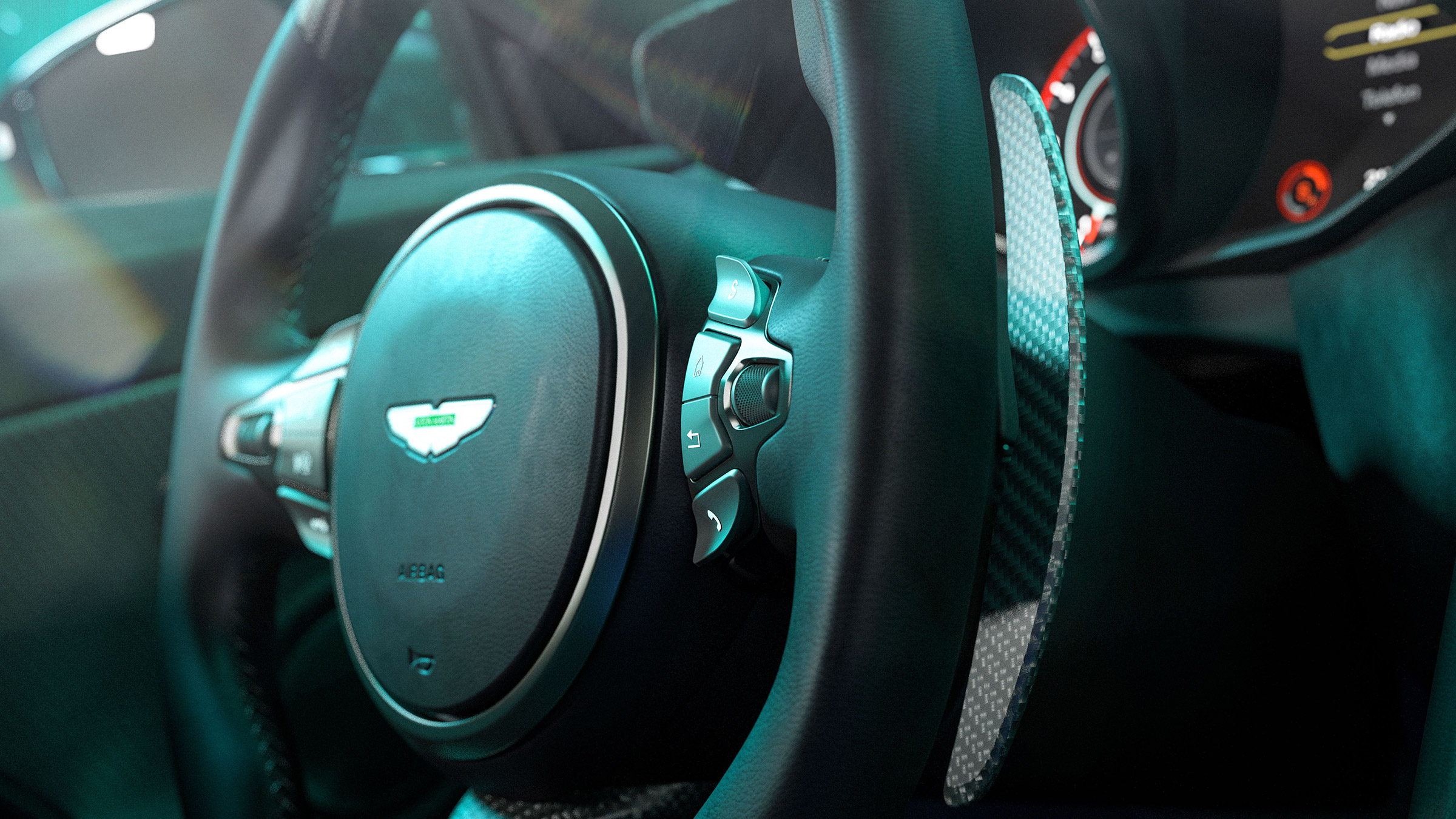 Aston Martin DBS770 – paddles