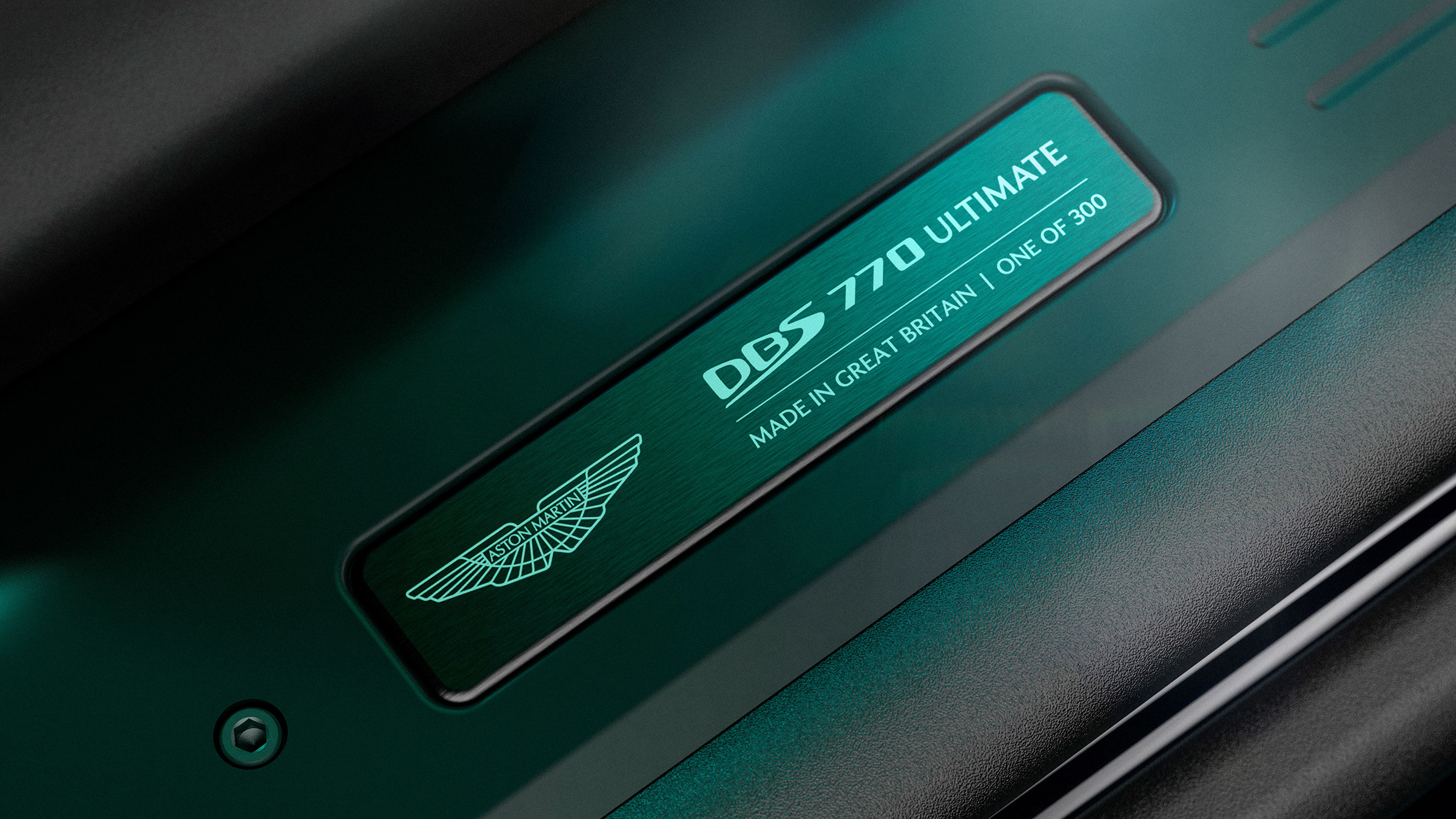 Aston Martin DBS770 – plate