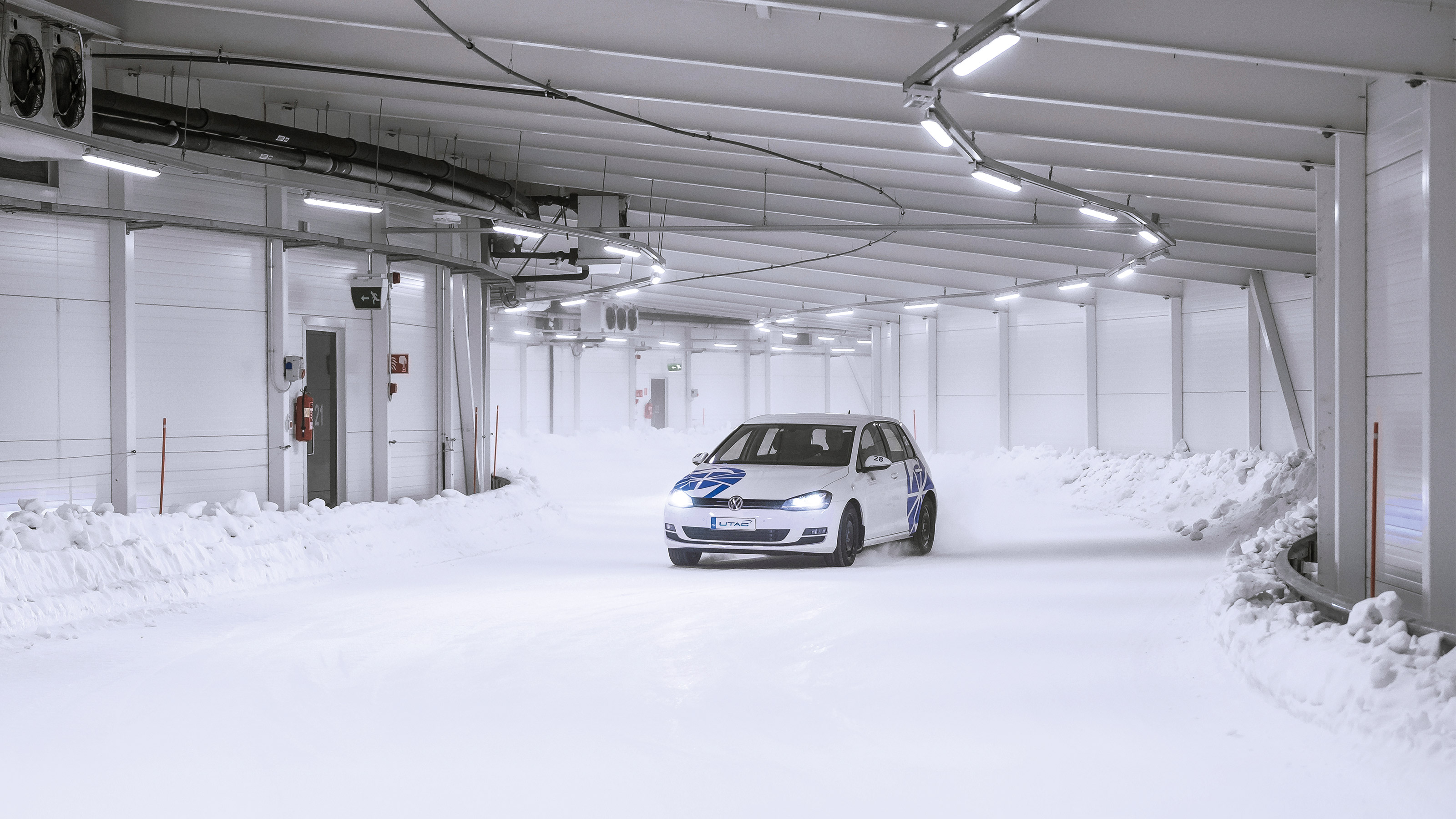 Indoor car testing