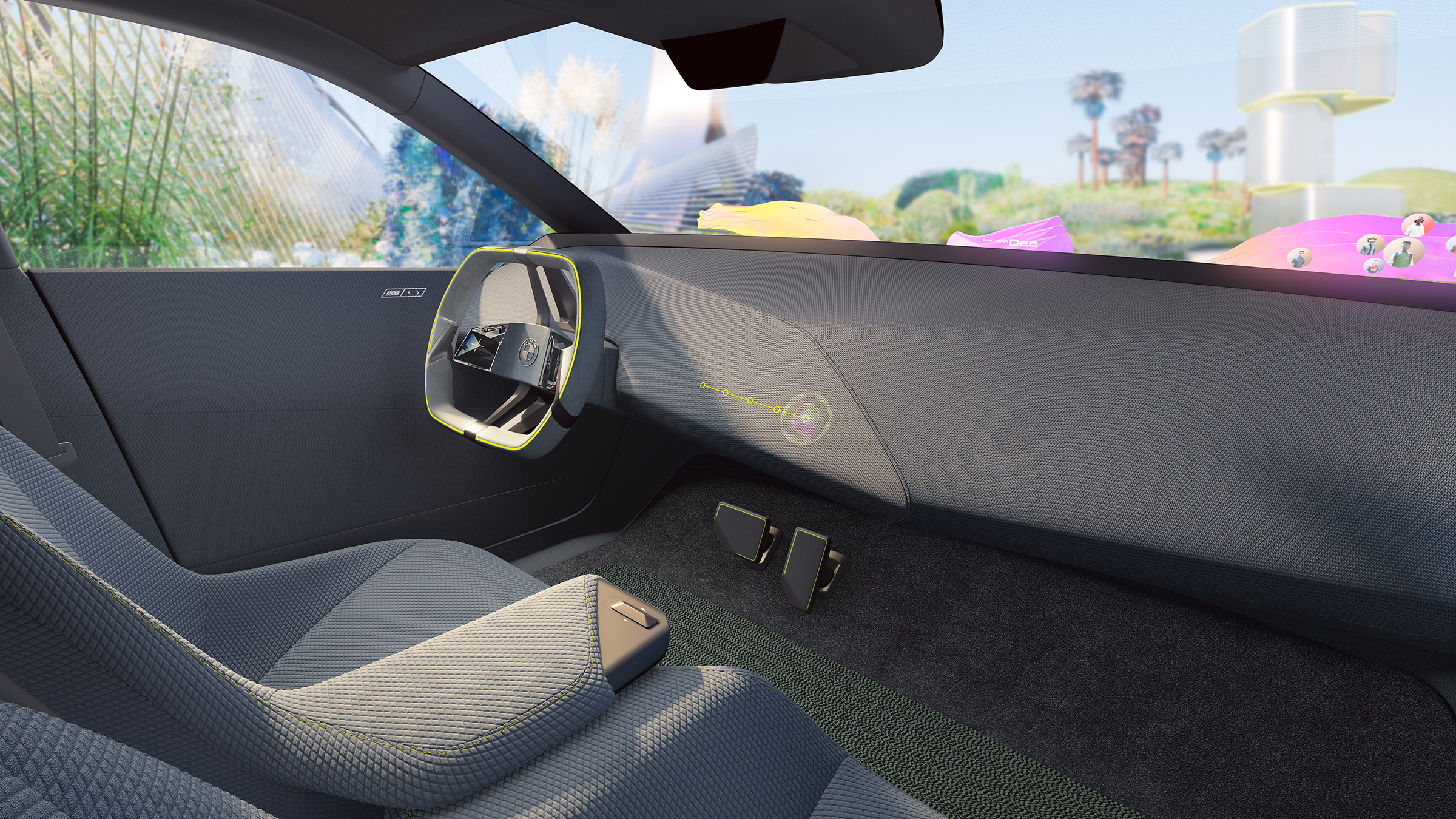 BMW iVision Dee – dash