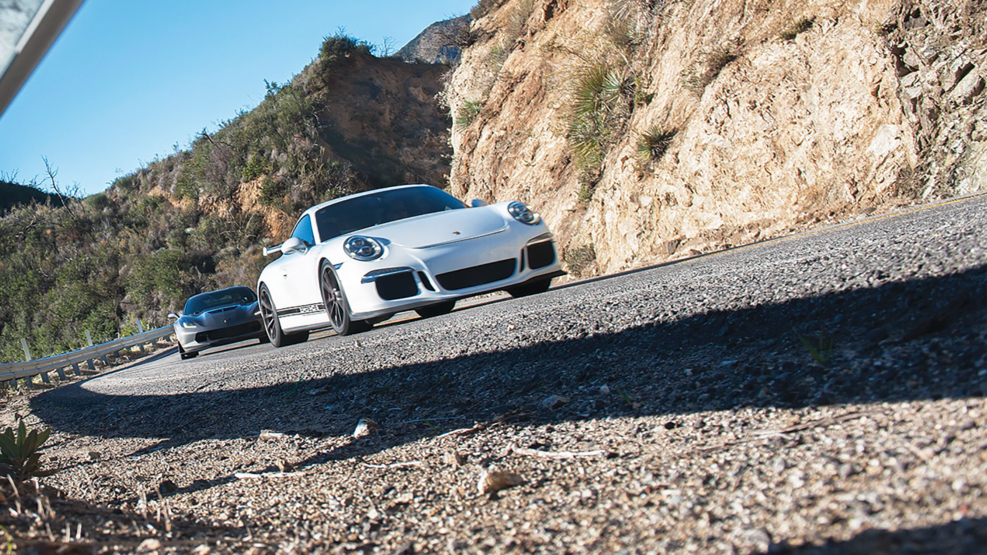 Porsche 911 GT3 and Corvette Z06