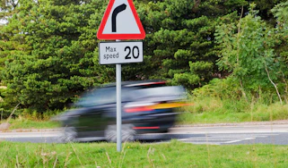 Unmarked speed camera vans