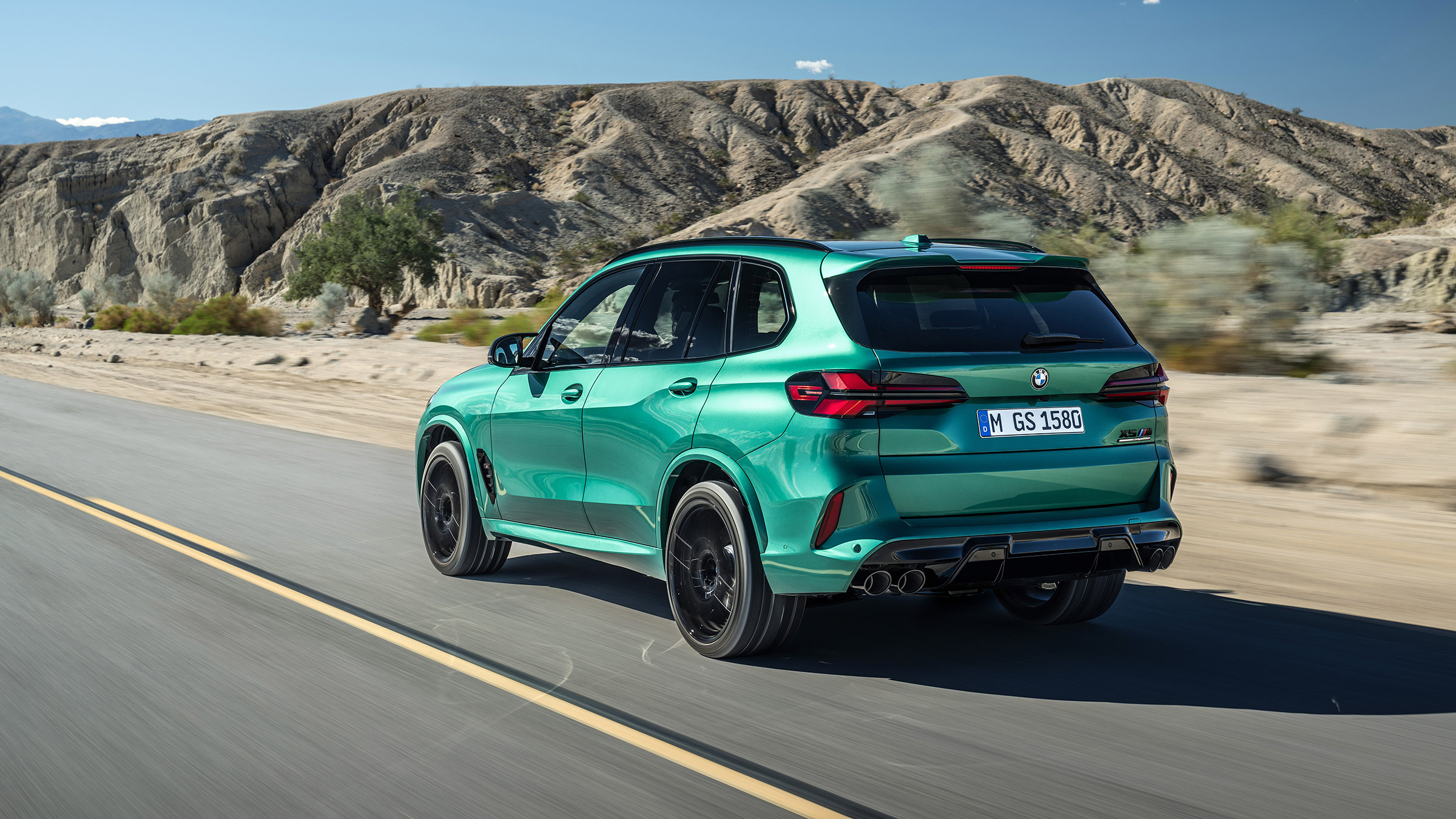 BMW X5 M Competition LCI – rear tracking