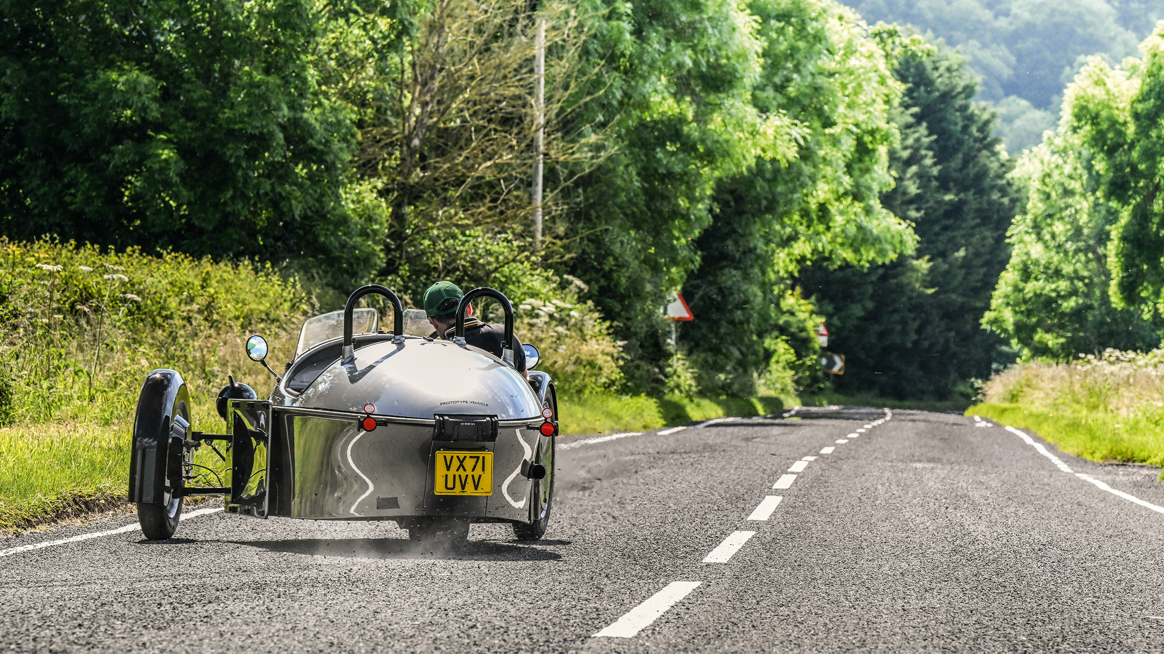 Morgan Super 3 – AP – rear action