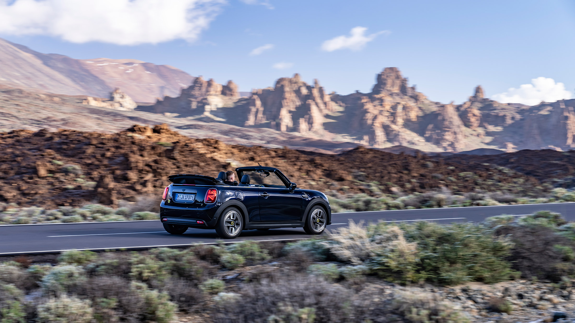 Mini Cooper S E Convertible – rear