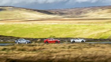 Toyota GR86 v Mazda MX-5 v Alpine A110 GT