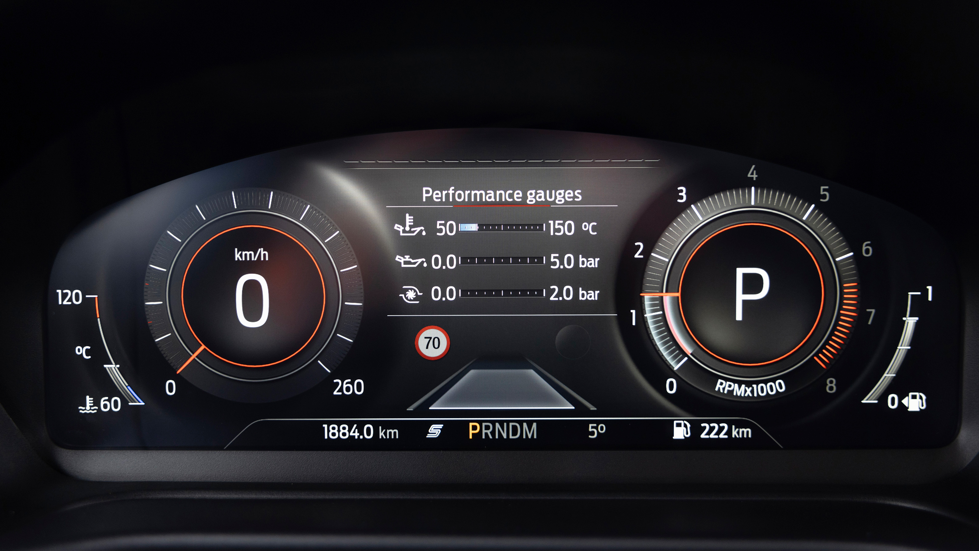 Ford Puma ST Powershift - instruments