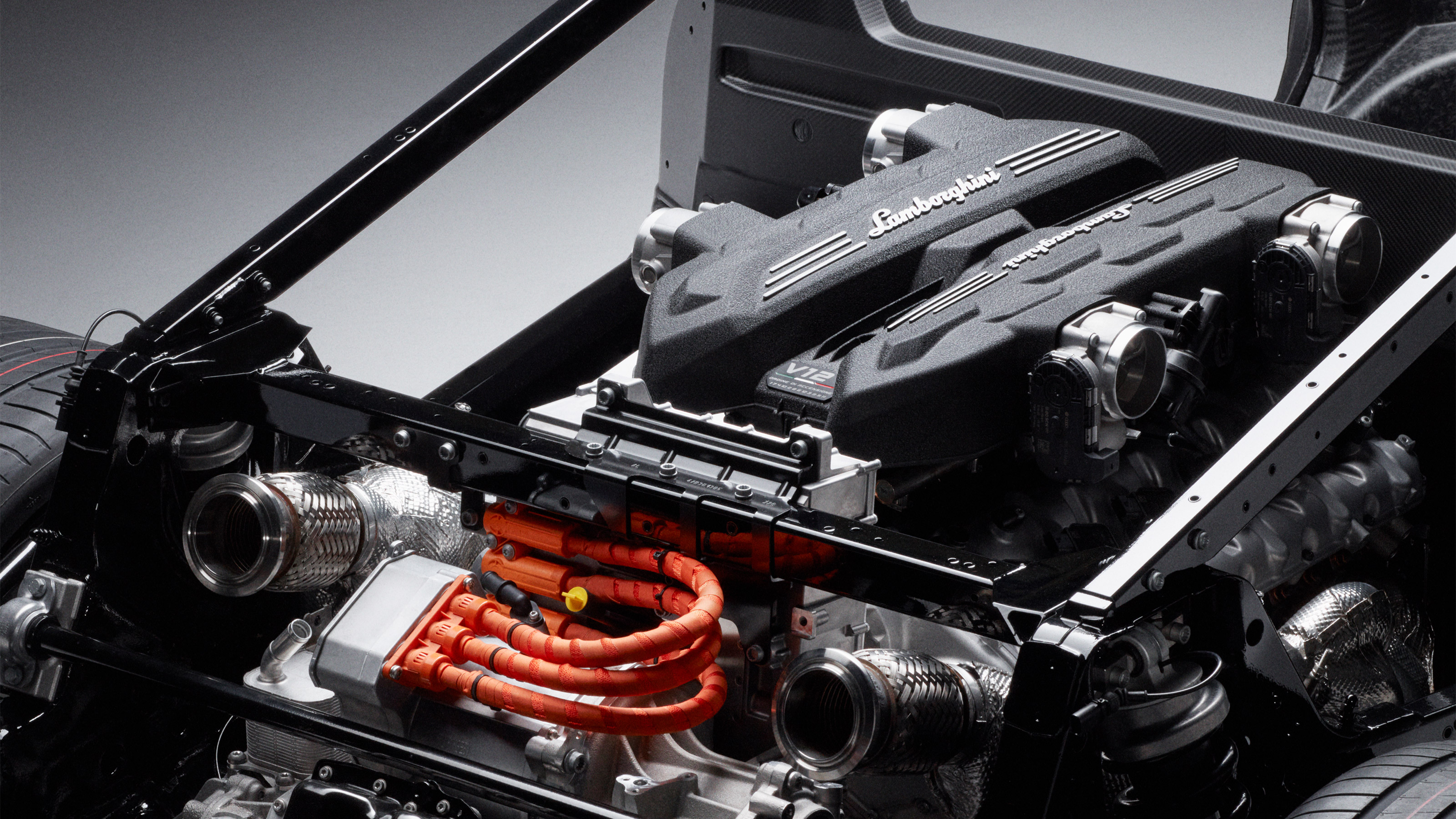 Lamborghini LB744 powertrain