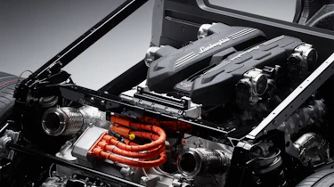 Lamborghini LB744 powertrain