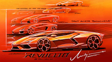 Lamborghini Revuelto design