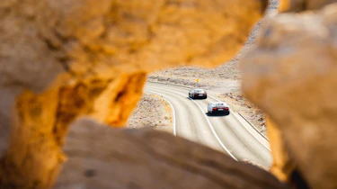 Rimac Nevera vs Bugatti Chiron Super Sport - rear shot