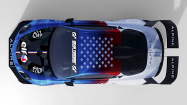 Alpine A110 Pikes Peak – top down