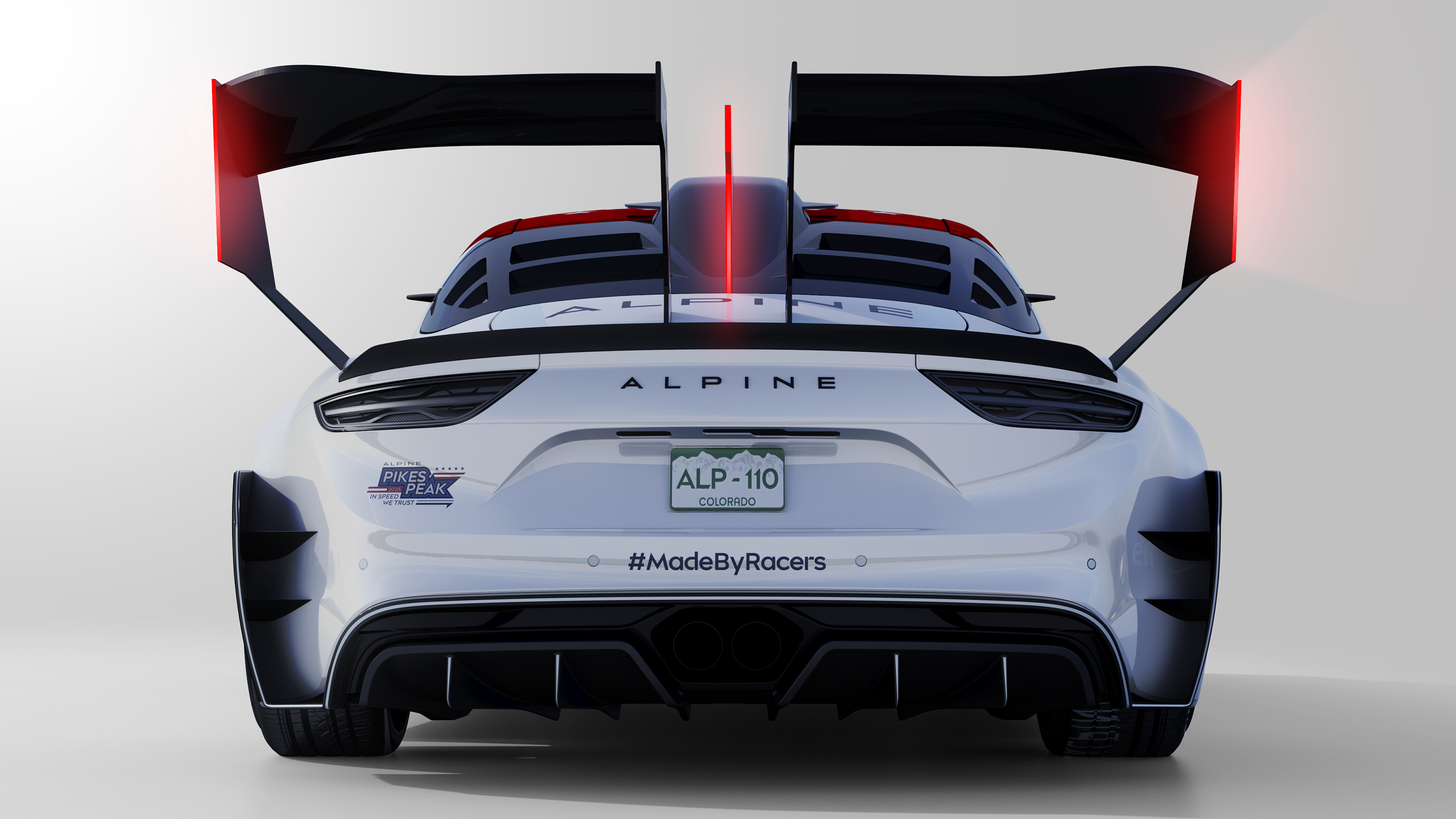 Alpine A110 Pikes Peak – rear end