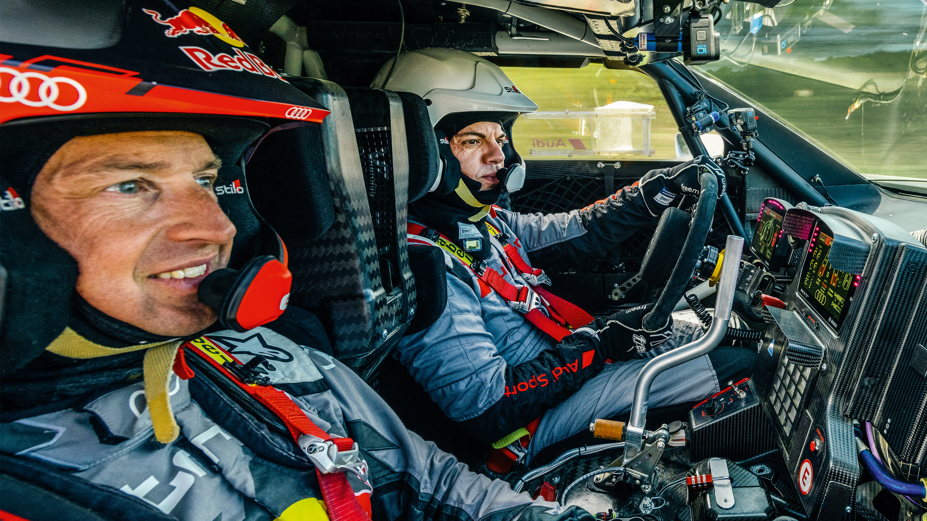 Audi RS Q e-tron dakar drive