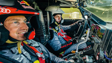 Audi RS Q e-tron dakar drive