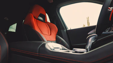 BMW XM Label Red – front seat