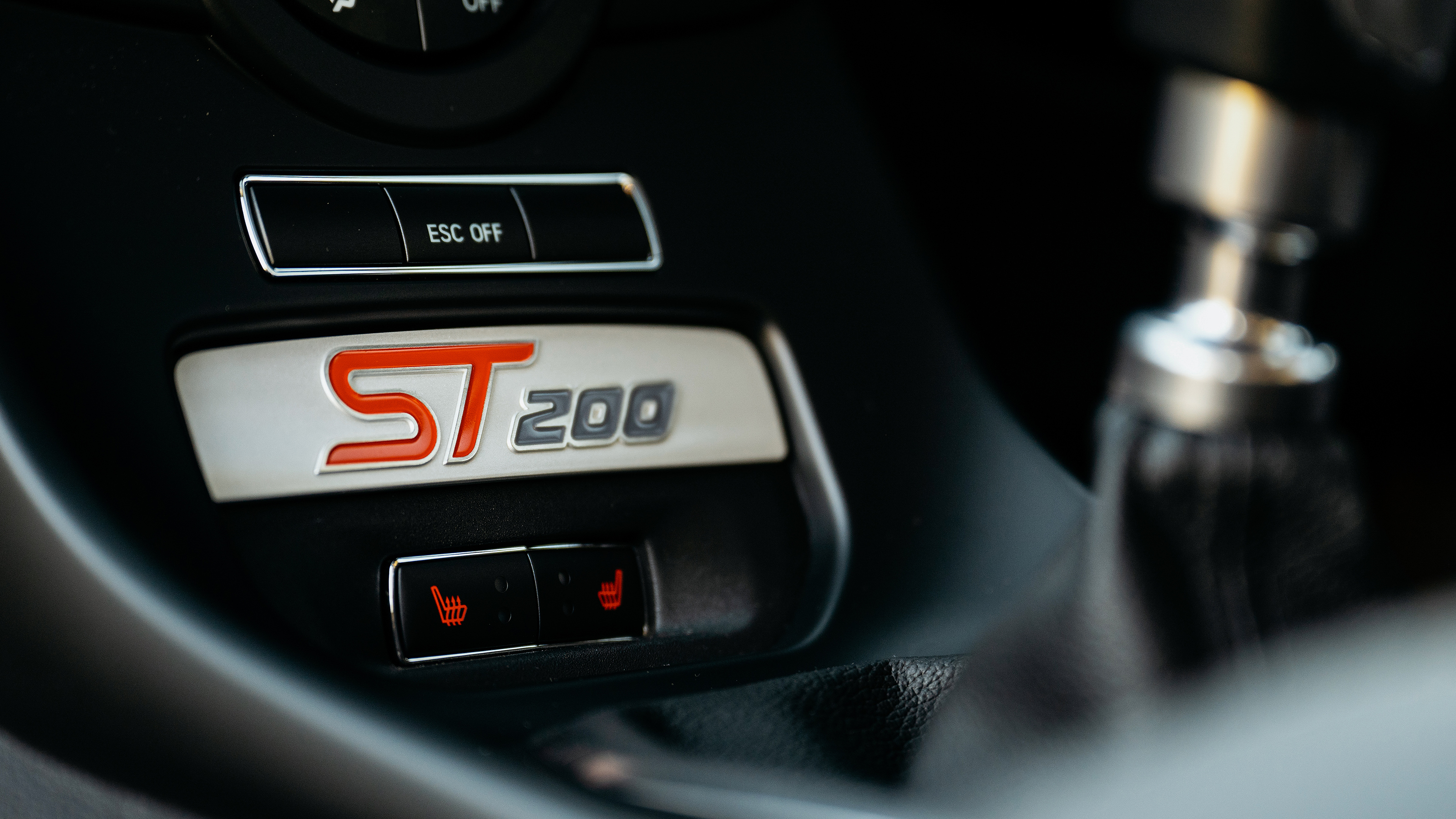 Ford Fiesta ST200 – interior badge